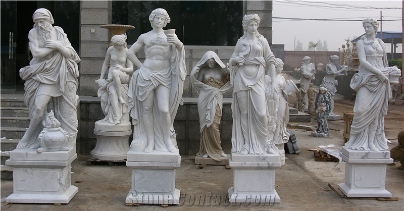 Nice Hand Carved Stone Sculptures
