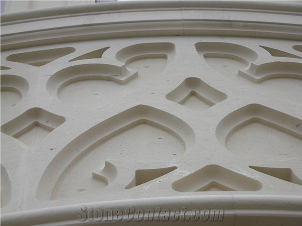 Pietra Carparo Bianca Cnc Processing Wall Panels