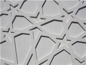 Pietra Carparo Bianca Cnc Processing Wall Panels