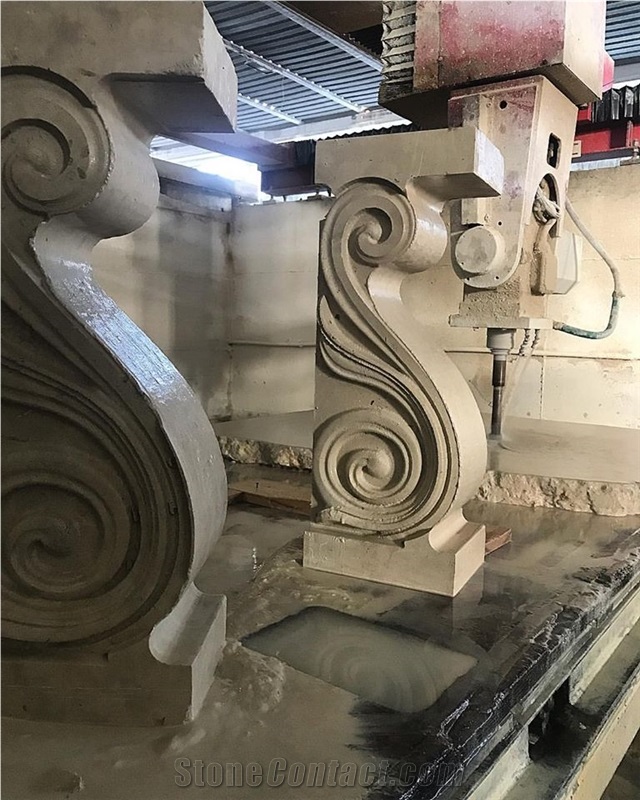 Pietra Carparo Grigio Carved Corbels
