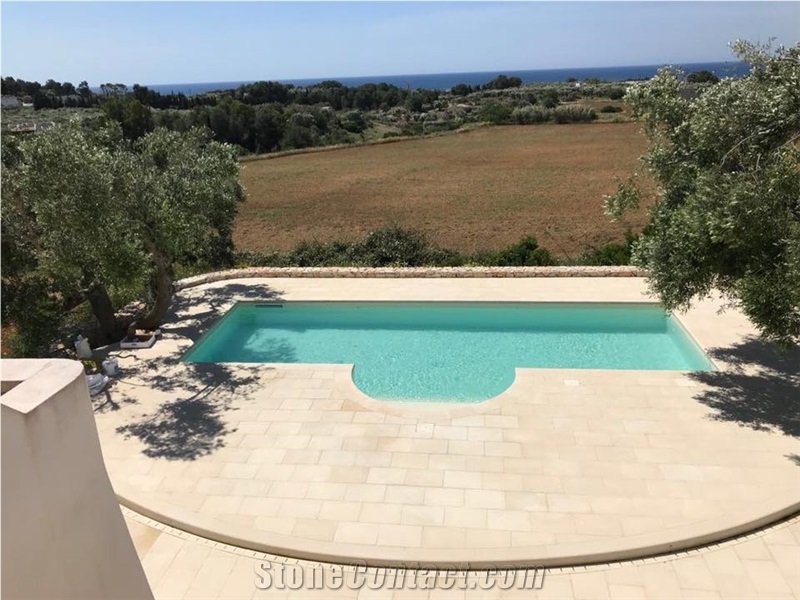 Pietra Di Poggiardo Pool Pavement, Pool Pavers