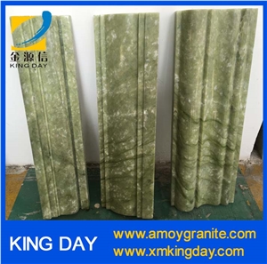 Spring Green, Verde Ming Marble Crown Moldings