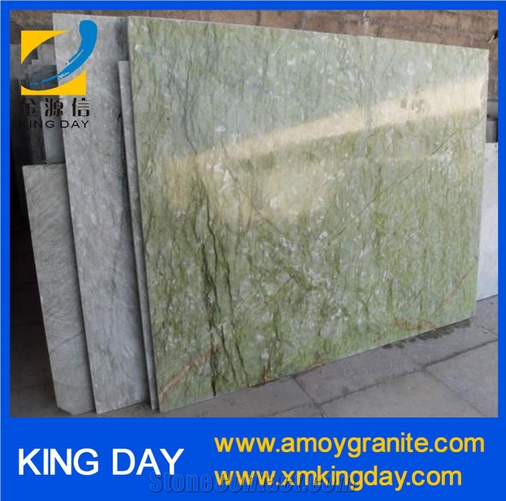Spring Green, Verde Ming Marble Crown Moldings