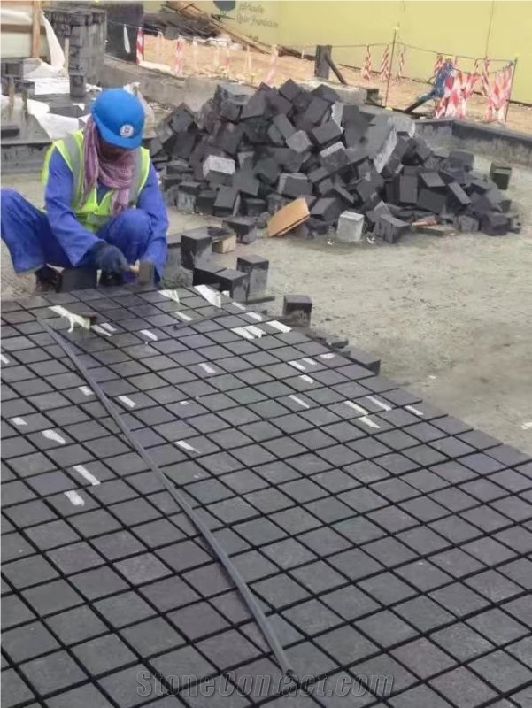 G778 Balck Basalt Cubes