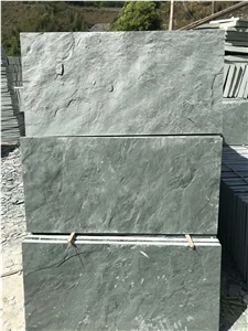 Green Slate Tile Natural Split Finish
