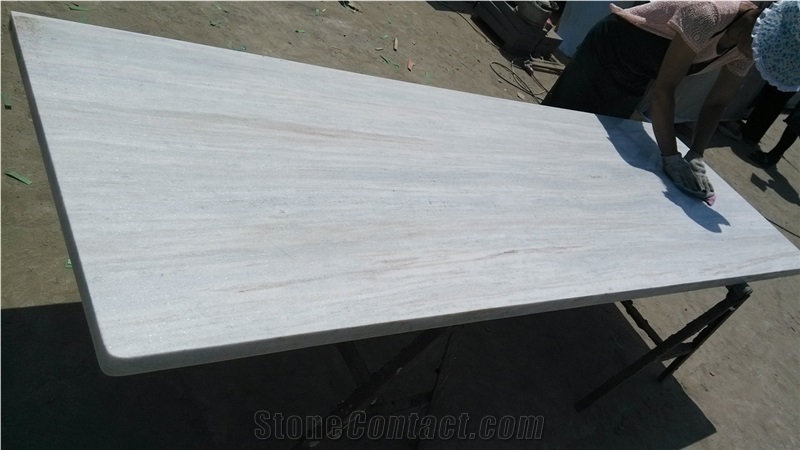 White Crystal Marble Tiles Slabs