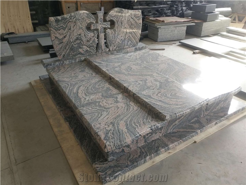 China Aurora Tombstone Poland Cover Slabs