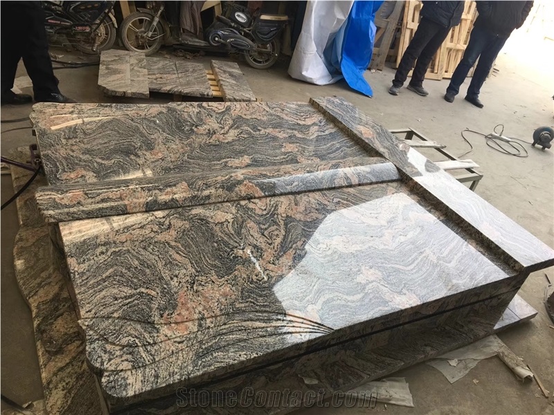 China Aurora Tombstone Poland Cover Slabs