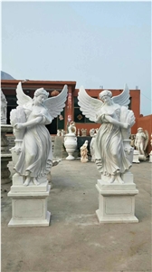 Marble Statue, White Marble Angel Sculptures