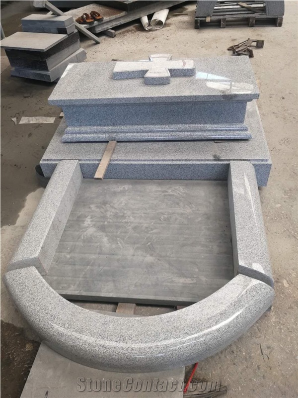 Sesame White Tombstone Custom-Made Headstone