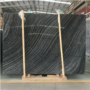 China Ancient Wood Black Wooden Marble Dark Forest