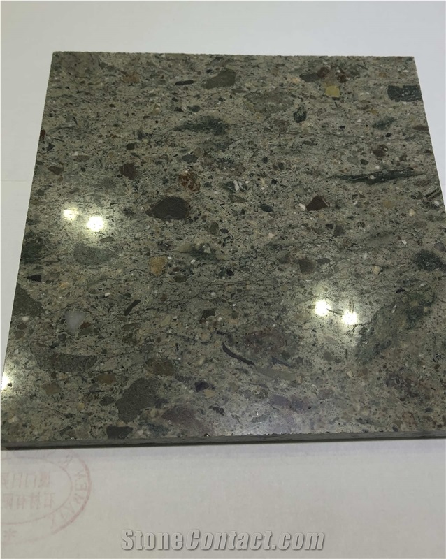 Chinese Gem Green Granite for Floor Covering