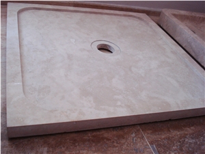 Ivory Travertine Bathroom Shower Trays