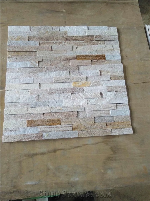China Split Face Culture Stone Slate Pink Grey Etc