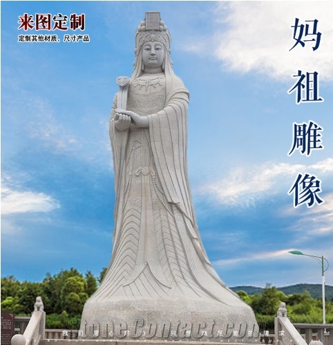Famous Goddness Matsu Sculpture Hand Carving