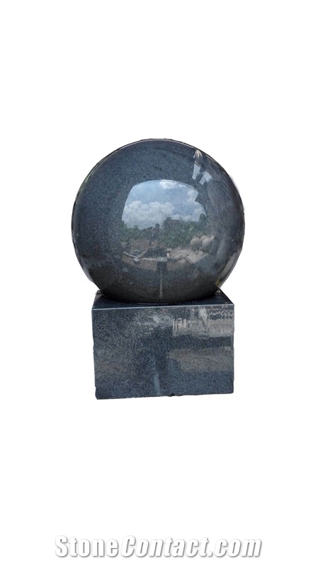 Granite Rolling Ball Fountain Decoration
