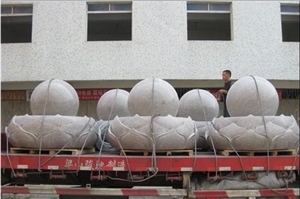 Granite Rolling Ball Fountain Decoration