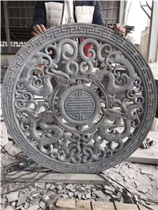 Hollow Out Granite Hand Carving Sculpture