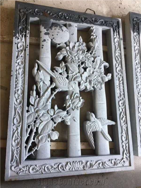 Hollow Out Granite Hand Carving Sculpture