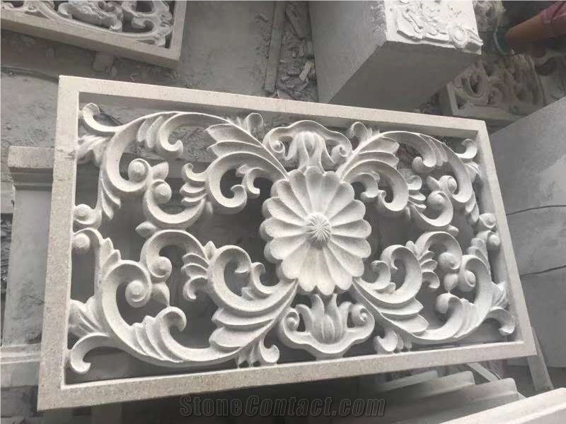 Hollow Out Granite Hand Carving Sculpture
