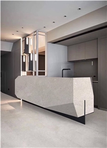 White Limestone Reception Hotel Table Furniture