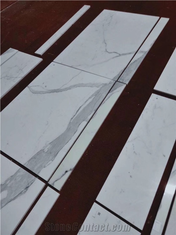 White Marble Floor Calcatta White Status White