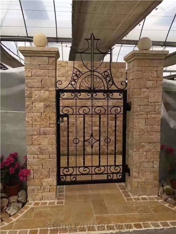 Yellow Sandstone Limestone Golden Tumble Stone