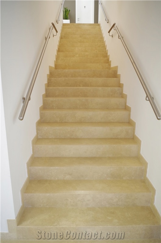 Stairs in Travertino Classico