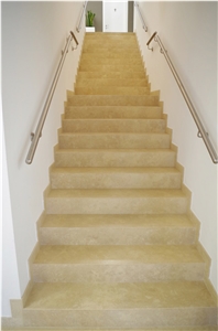Stairs in Travertino Classico