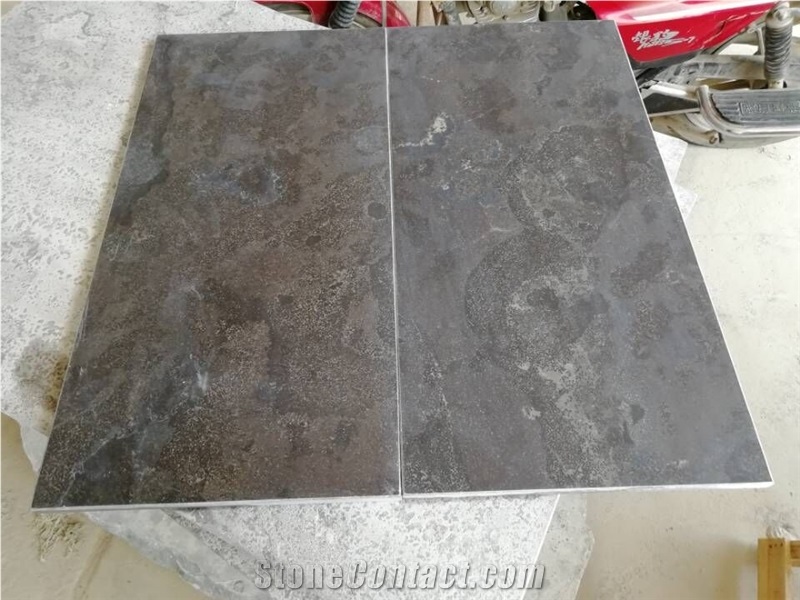 Blue Stone Blue Limestone Slabs, Cut to Size Tiles