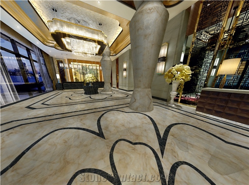 China Classical Jade Marble Slabs Wall Floor Tiles
