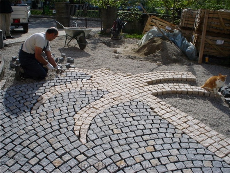 Cube Stone,Paving Stone,All Sides Split,G682
