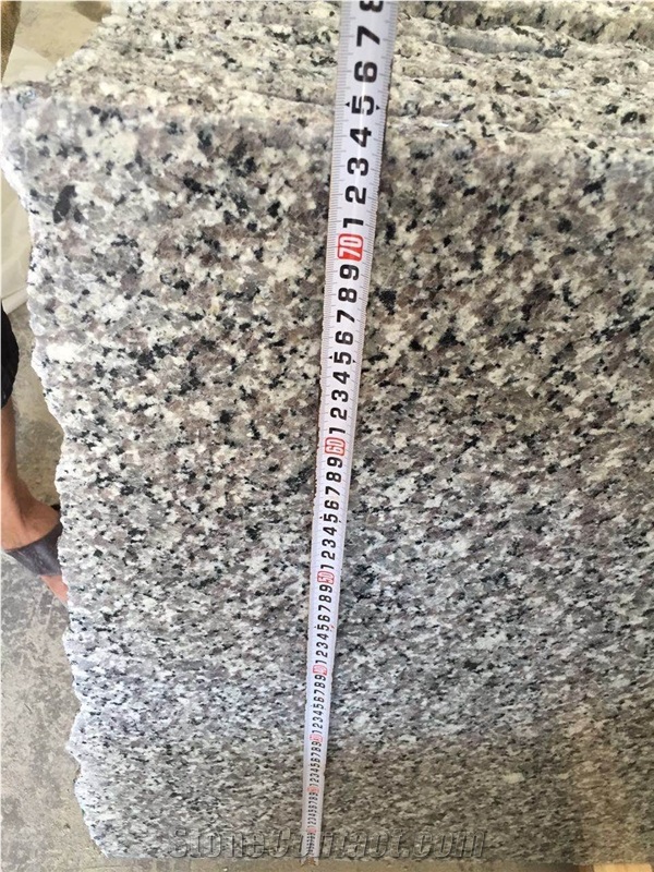 Grey Granite Slab&Tile Flooring Tombstone Monument
