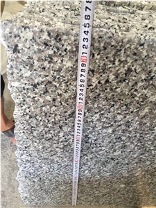 Grey Granite Slab&Tile Flooring Tombstone Monument