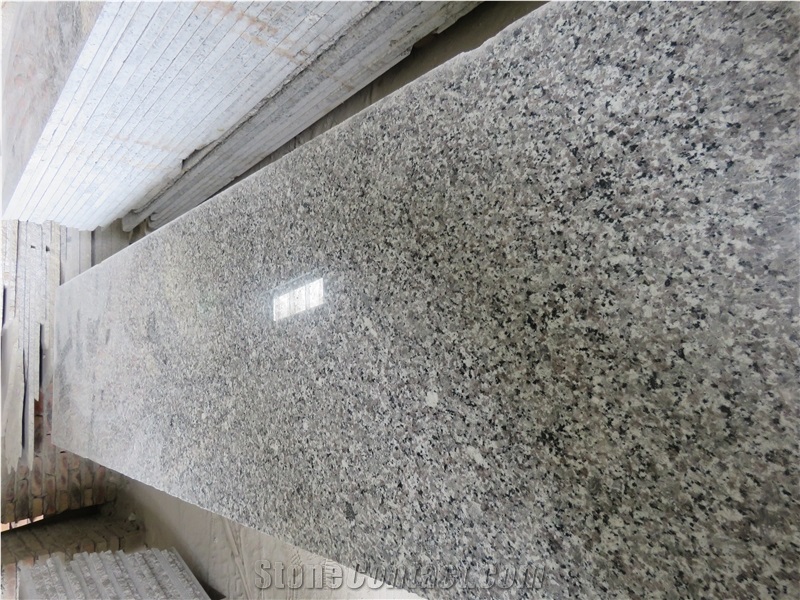 Grey Granite Slab&Tile Flooring Tombstone Monument