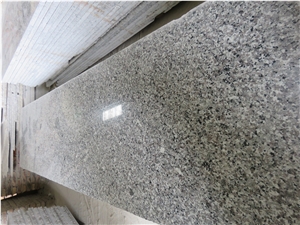 Grey Granite Slab&Tile Flooring Tombstone Monument