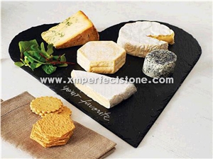 Beautiful Black Craft Slate Dinner Plate