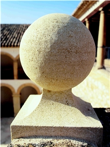 Decorative Albamiel Sandstone Balustrades, Staircase Hand Rails