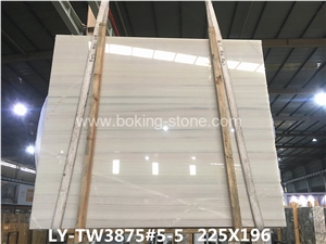 Athens White Pure White Onyx Slabs Grey Veins