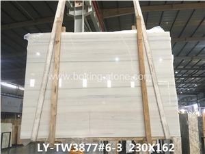 Athens White Pure White Onyx Slabs Grey Veins