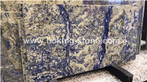 Brazil Sodalite Blue Namibia Granite Slabs