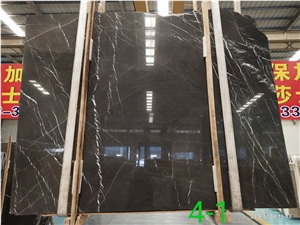 Cafe Marquina Pietra Brown Marble Slab