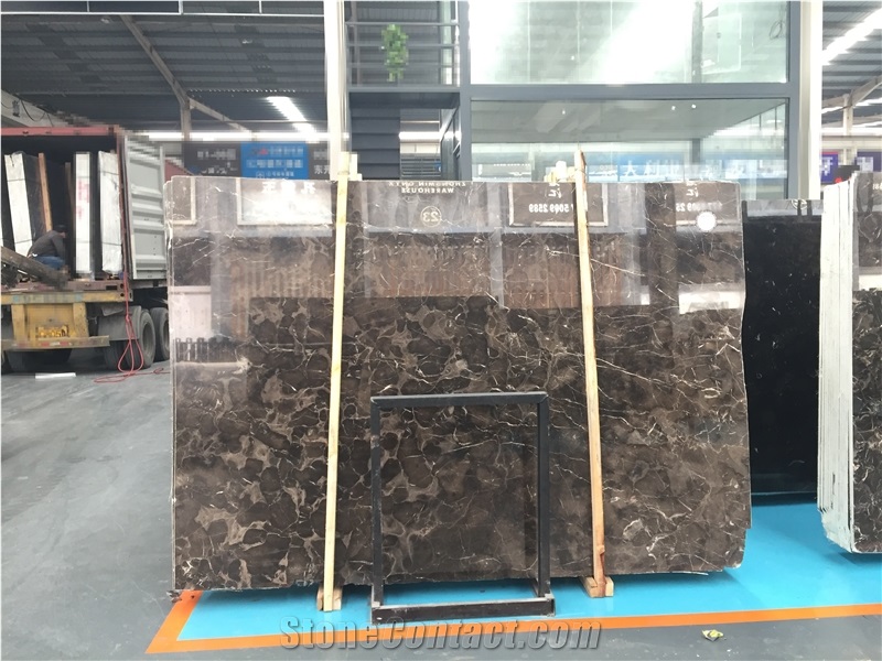 China Emperador Dark Brown Marble Slabs High Level
