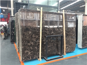 China Emperador Dark Brown Marble Slabs High Level