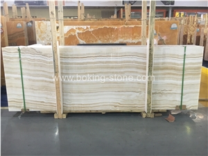 Vanila White Onyx Slabs Turkey Onyx