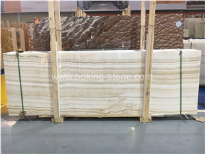 Vanila White Onyx Slabs Turkey Onyx