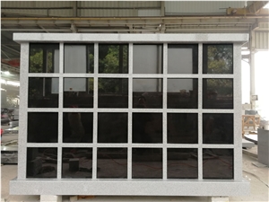 48 Nicheg633 Columbarium Black Shutter Inner Cover