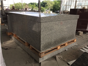 Economical Gray Grantie Double Crypts Mausoleum