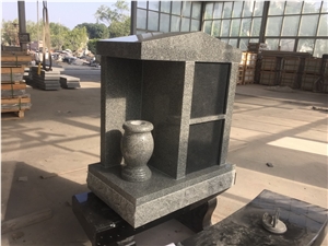 Granite Cremation Roof Top Two Niches Columbarium
