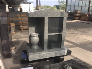 Granite Cremation Roof Top Two Niches Columbarium